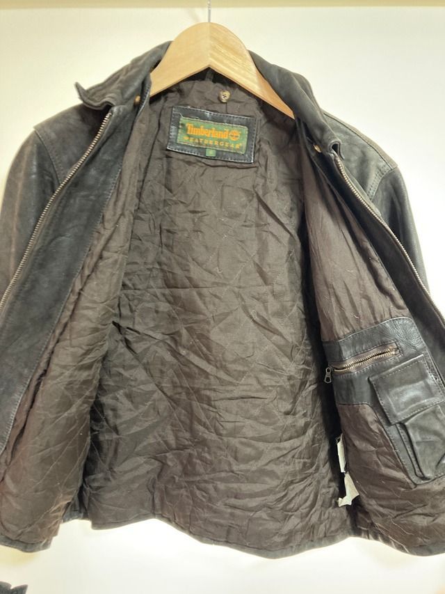 Timberland / ティンバーランド シングルレザージャケット 本革 中古・古着通販】Timberland (ティンバーランド) シングルレザー
