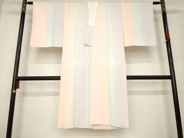 平和屋着物●長襦袢 袷 間道 暈し染め 正絹 AABC1946ck