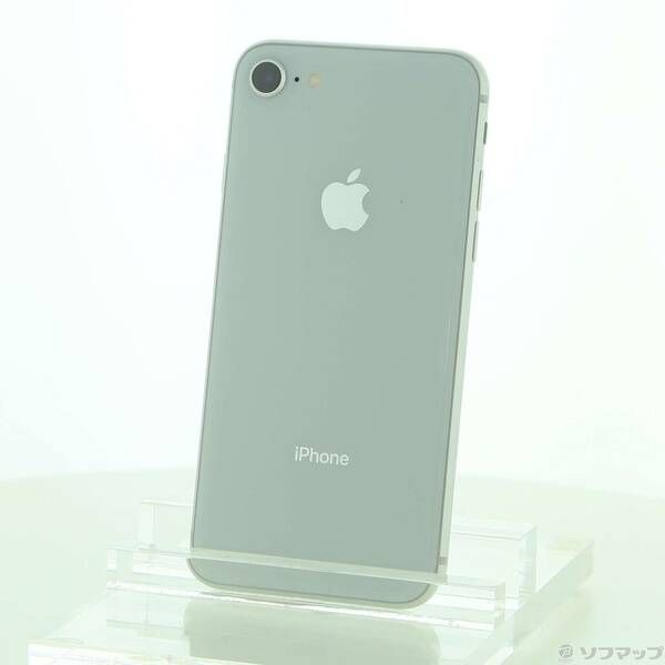 スマートフォン本体 Apple iPhone 8 (NQ852J/A) 中古品〕 iPhone8 256GB シルバー NQ852J／A SIMフリー【262