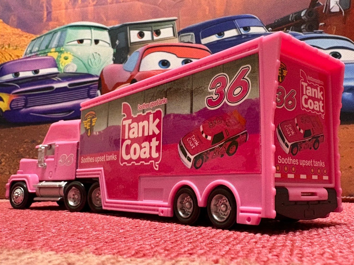 新品 カーズ マックトラックトレーラー No.36 タンクコートトレーラー