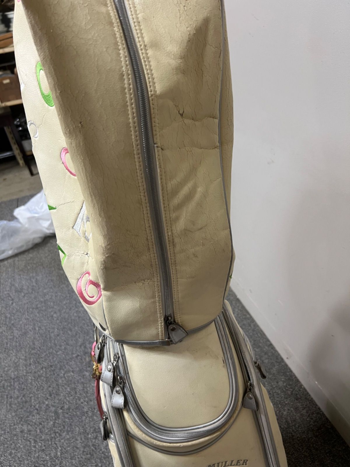 FRANCK MULLERキャディバッグ非売品 FRANCK MULLERキャディバッグ非売品/希少ゴールド（交渉可能