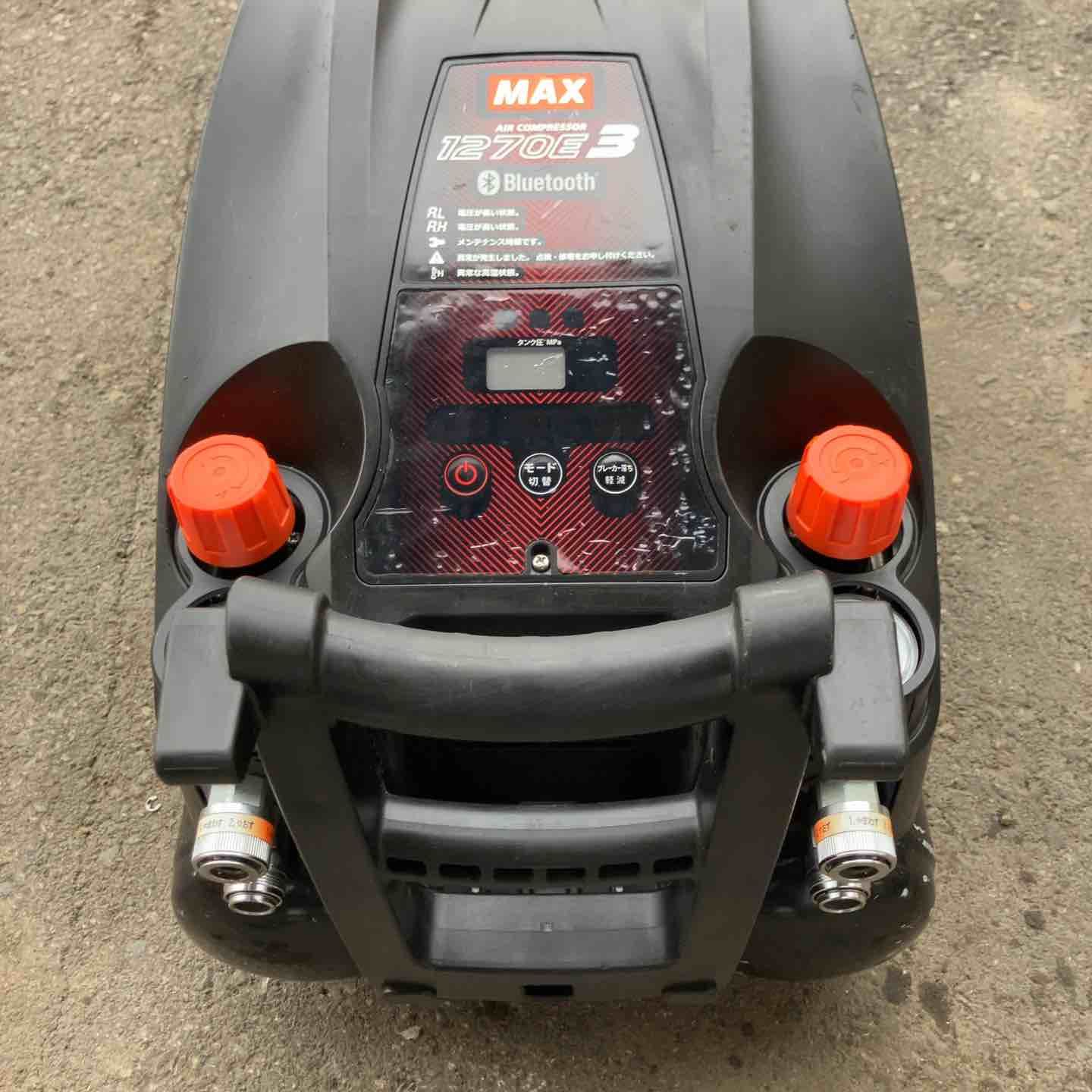 品 マックス|MAX エアコンプレッサー AK-HH1270E3 ブラック 桶川店