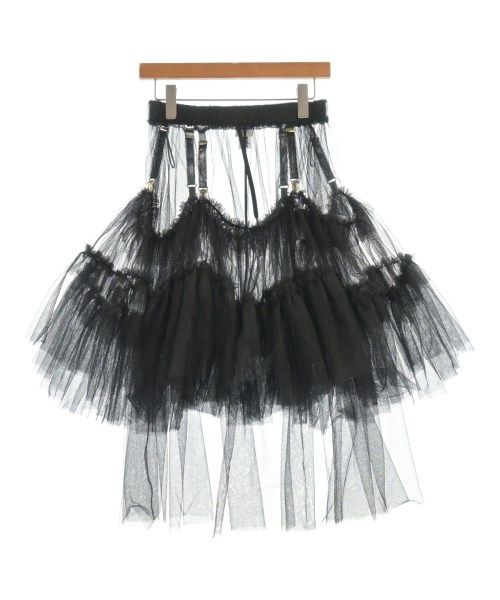 noir kei ninomiya ロング・マキシ丈スカート 黒 2019325F0004 noir kei ninomiya（ノワールケイニノミヤ） | スカートの古着