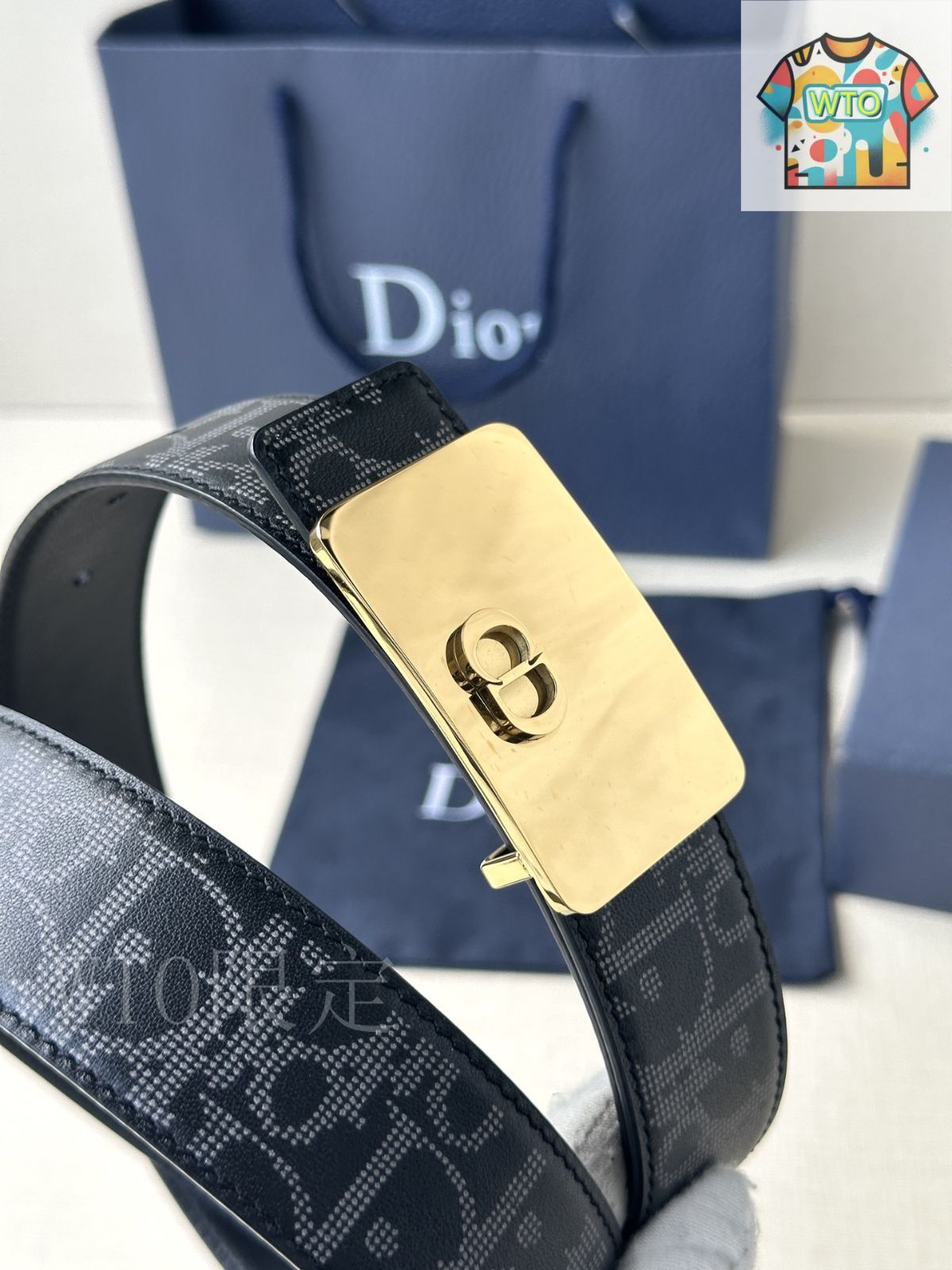 今日特価】Dior CD Icon メタルベルトバックル-3 - メルカリ