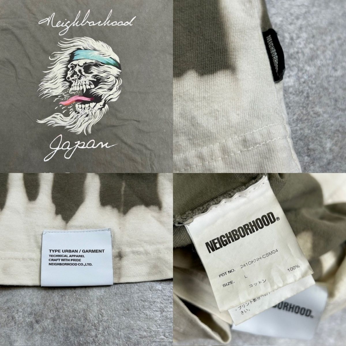 NEIGHBORHOOD ネイバーフッド SAVAGE CREWNECK SS スカル NEIGHBORHOOD ネイバーフッド SAVAGE CREWNECK SS スカル
