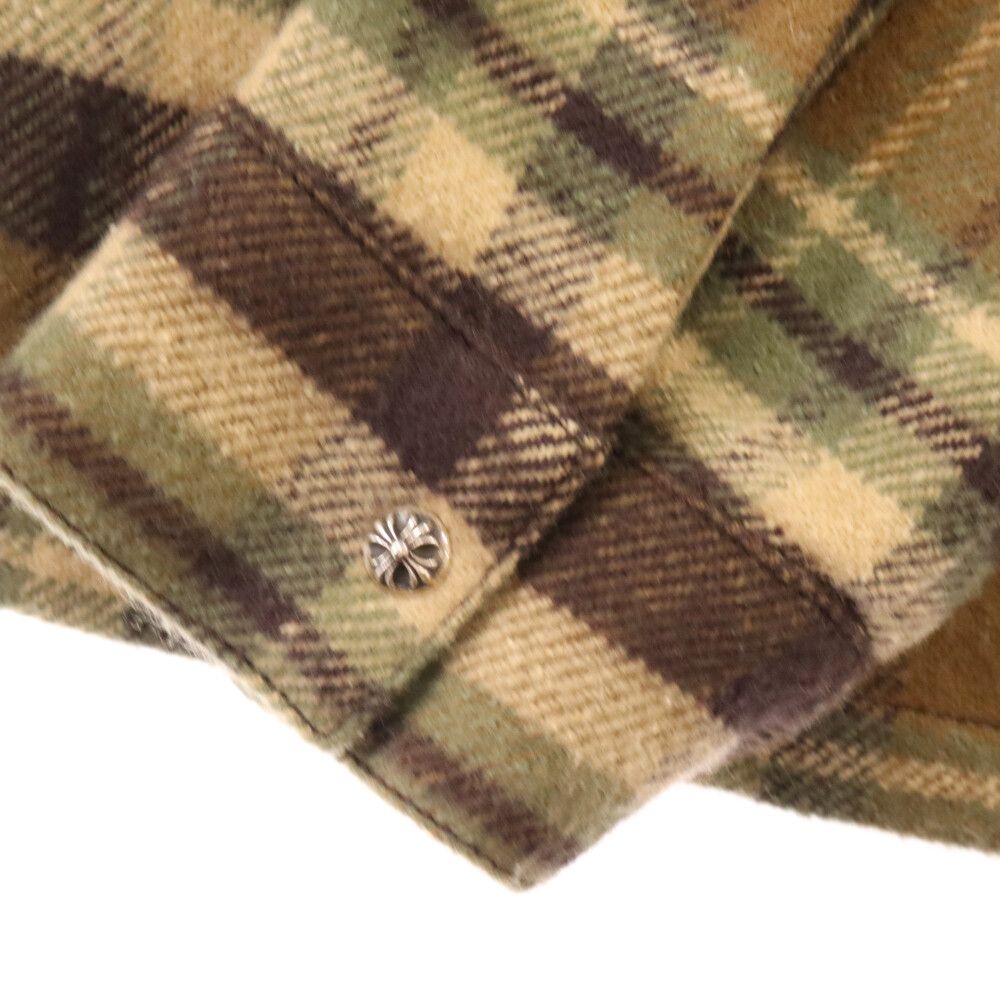 CHROME HEARTS (クロムハーツ) U UNDERDOG PLD ハーフジップ チェック
