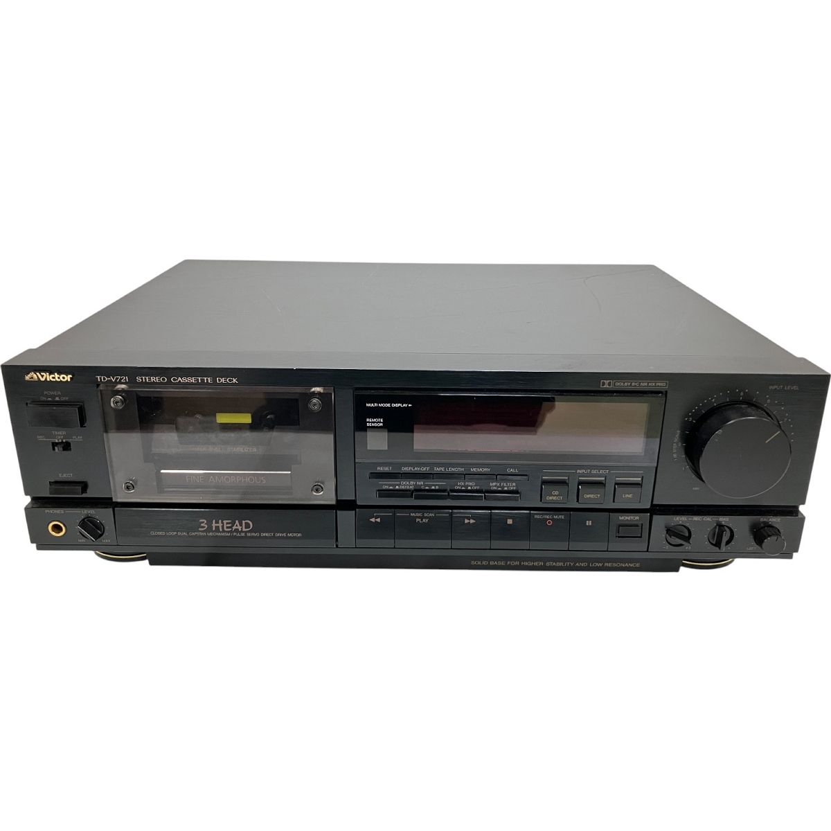 Victor TD-V721 ステレオ カセット デッキ オーディオ 音響機器