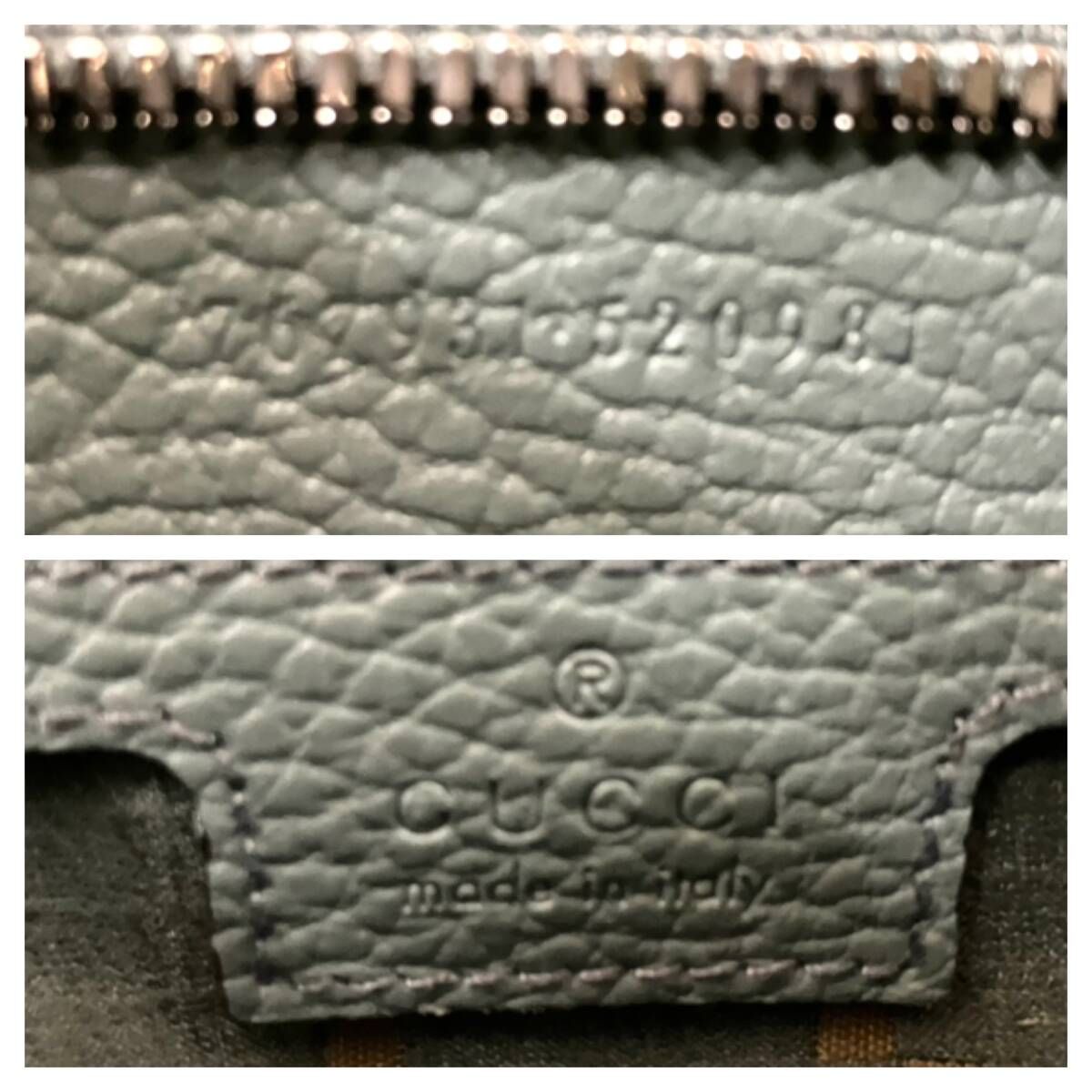 GUCCI グッチ 767931 FACPK GGポリエステル GGロゴ総柄 ショルダーバッグ クロスボディ カーキ ミディアム 保存袋付 メンズ ブランドバッグ DECORATOM_COM_BR