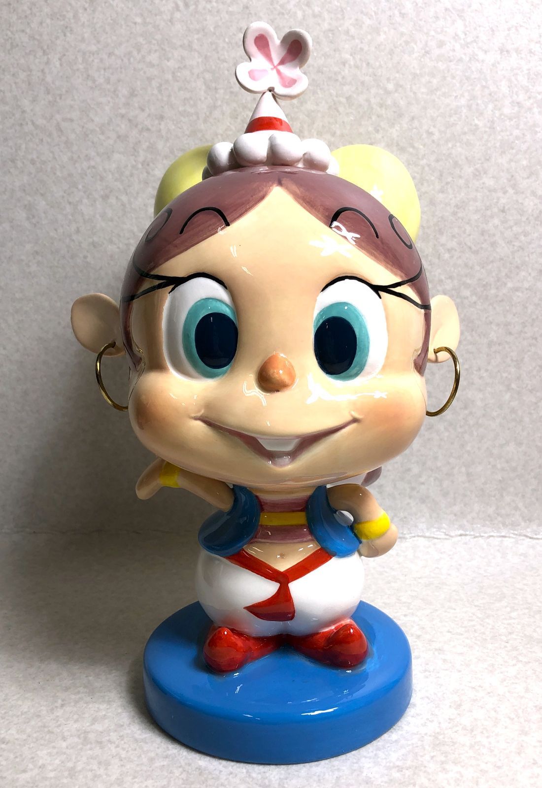 DH998】ハクション大魔王 よばれてとびでてあくびちゃん 陶器製