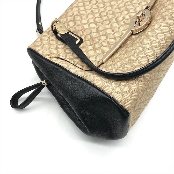 美品 COACH コーチ マディソン オプアート 2WAY ハンド ショルダー 