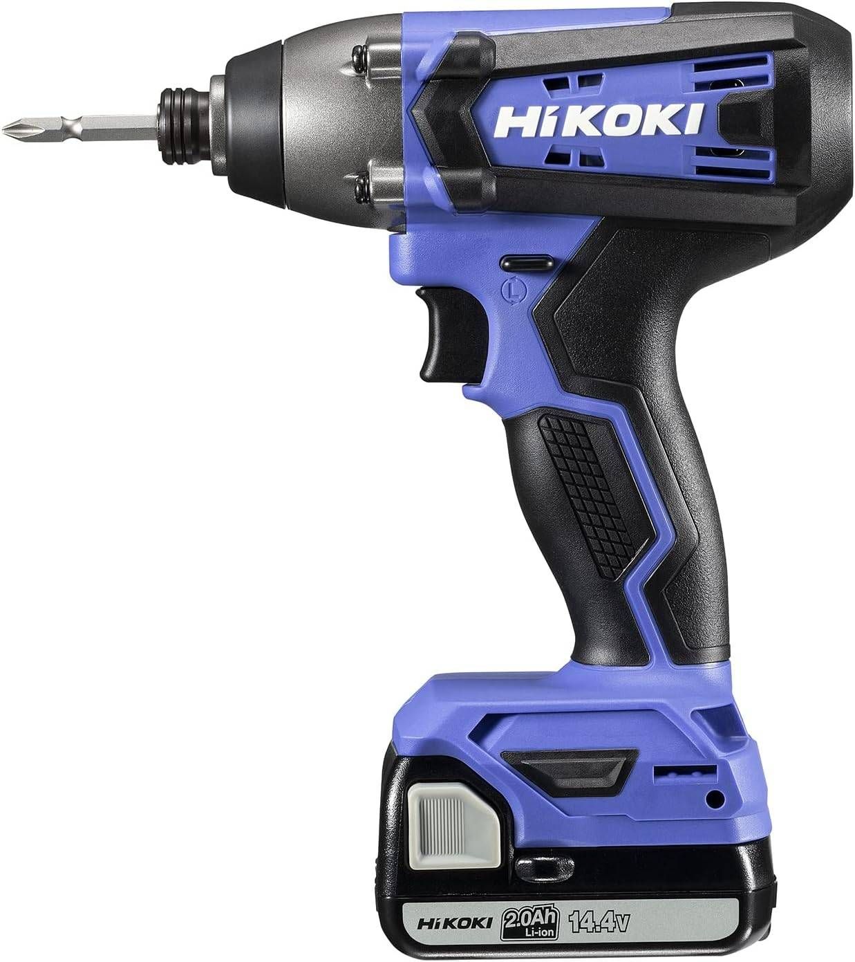 ハイコーキ HiKOKI 14.4V コードレスインパクトドライバ 充電式 フルセット バッテリー2個 充電器 ケース付 FWH14DF 2BG DIY向け 日立 電動工具 穴あけ 締め付け