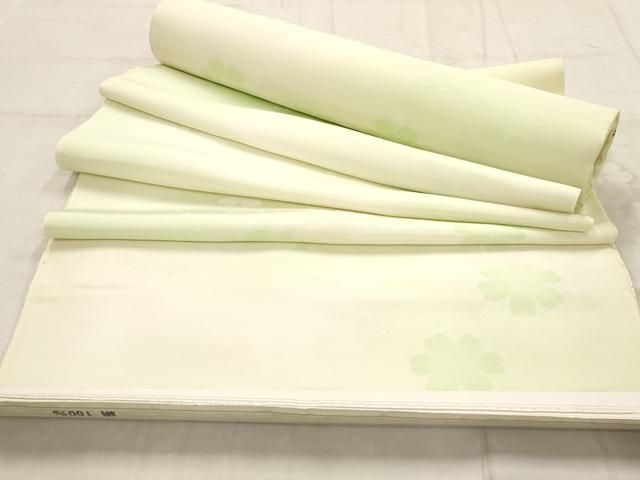 平和屋着物▽長襦袢 反物 着尺 舞花地紋 暈し染め 正絹 逸品 未使用