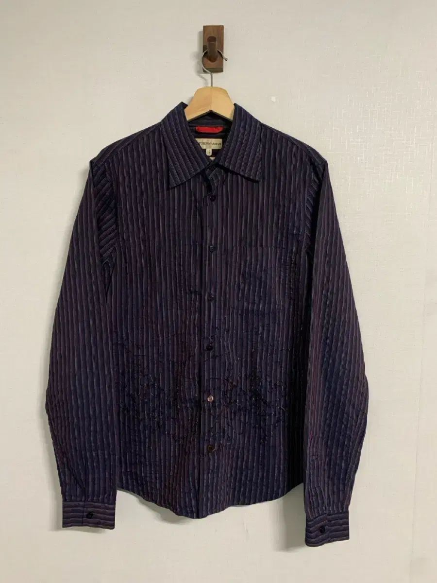 L 00s EMPORIO ARMANI エンポリオアルマーニ ARMANI アルマーニ 刺繡 ディテール シャツ
