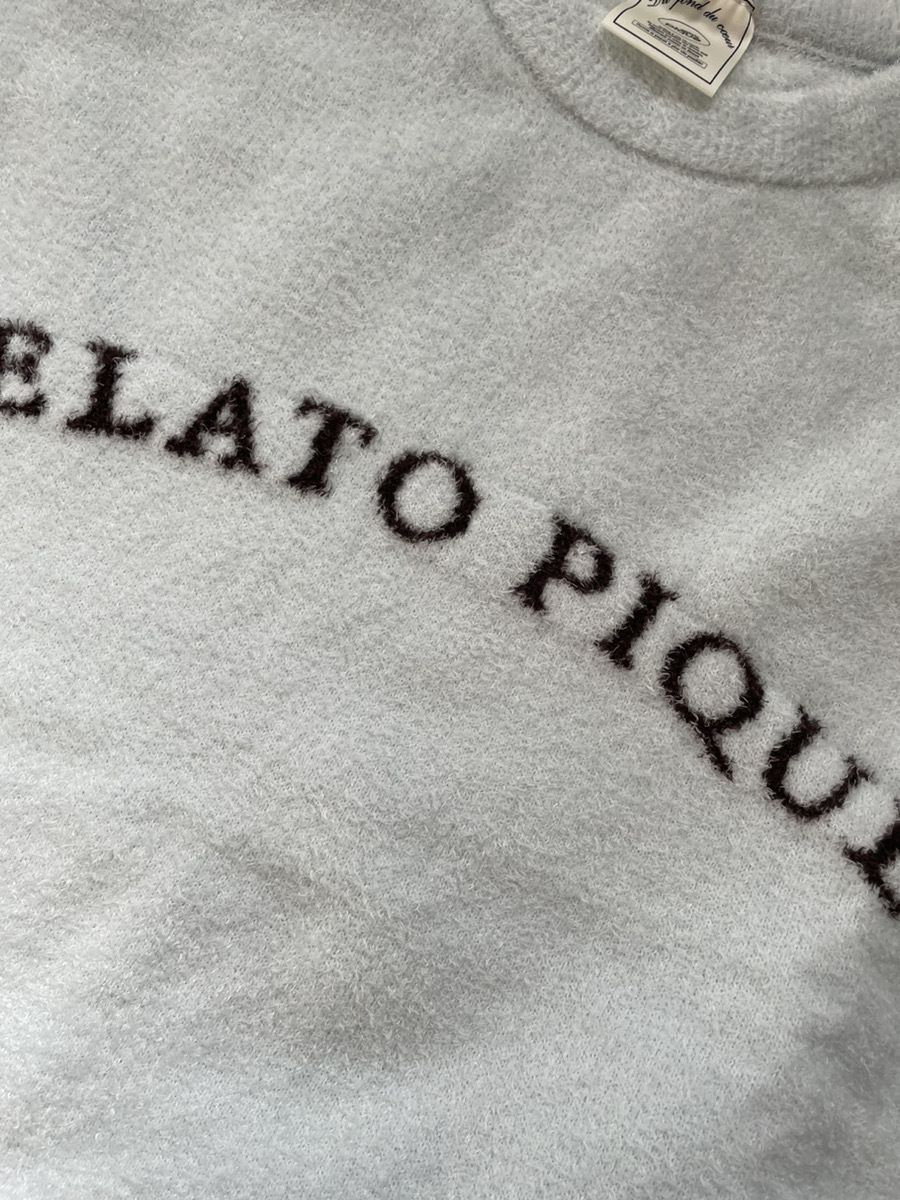 gelato pique】ロゴ プルオーバー ショートパンツ 上下セット/ミント 
