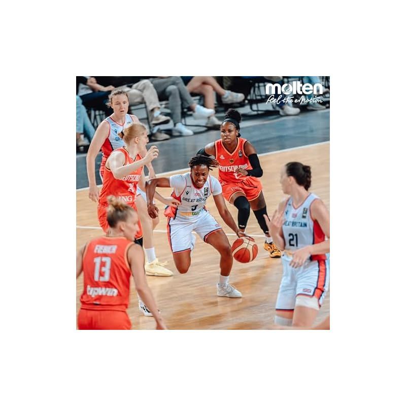 モルテン molten バスケットボール 天然皮革 貼り 6号球 一般女子 大学生女子 高校生女子 中学生女子 国際公認球 検定球 BG 5000 B 6 G ブラウン 0