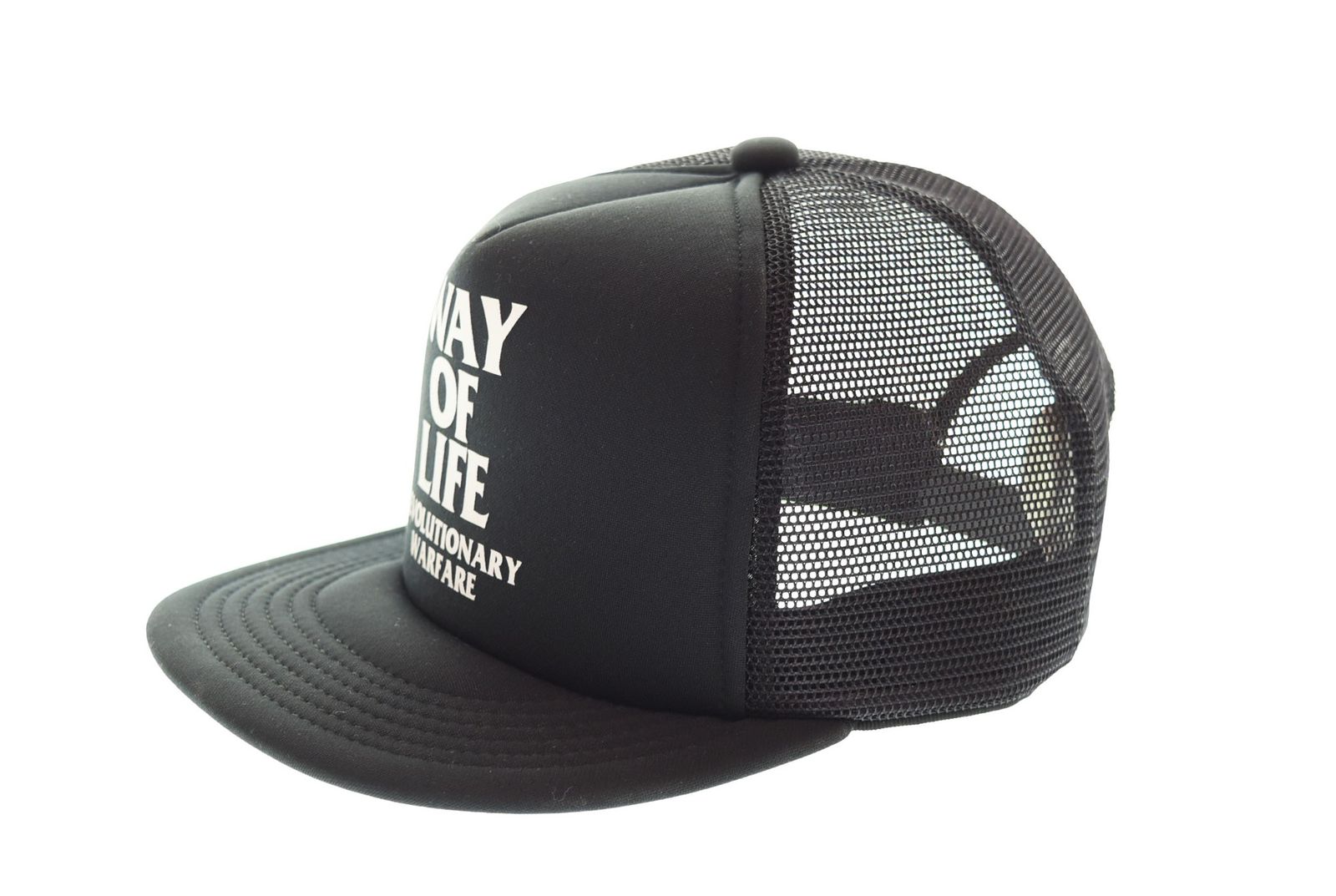 ラッツ RATS WAY OF LIFE MESH CAP メッシュキャップ 黒 19RA-0509 帽子 メンズ帽子 キャップ ブラック フリーサイズ 103H-46