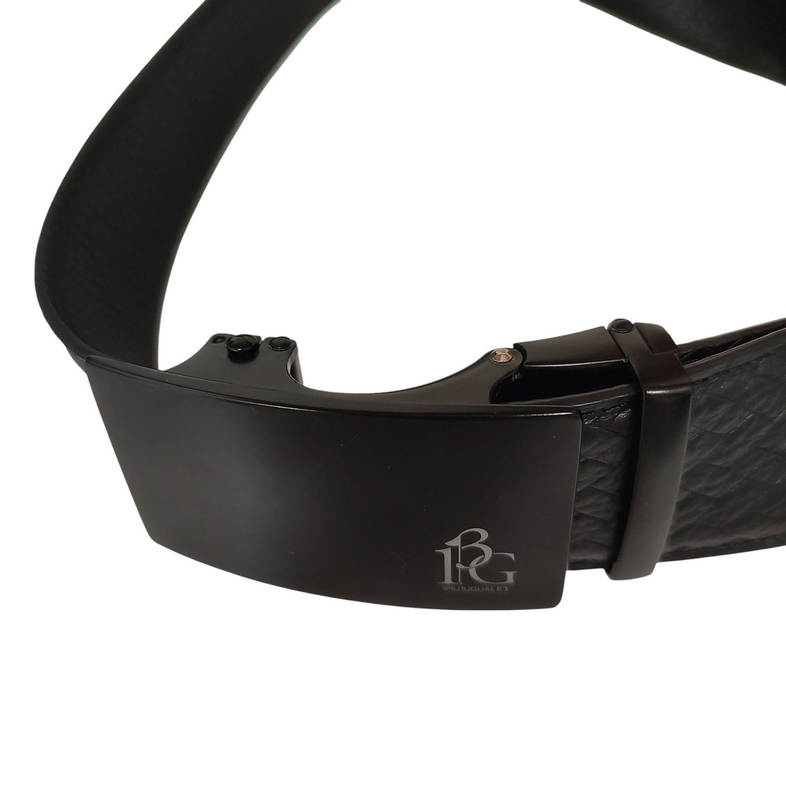 1PIU1UGUALE3 ウノピゥウノウグァーレトレ レザーベルト F ブラック