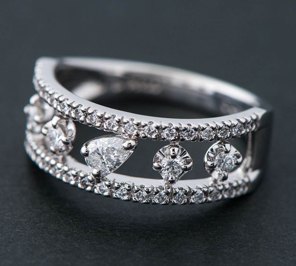 モニッケンダム ダイヤモンド 計0.49 リング・指輪 - メルカリ 