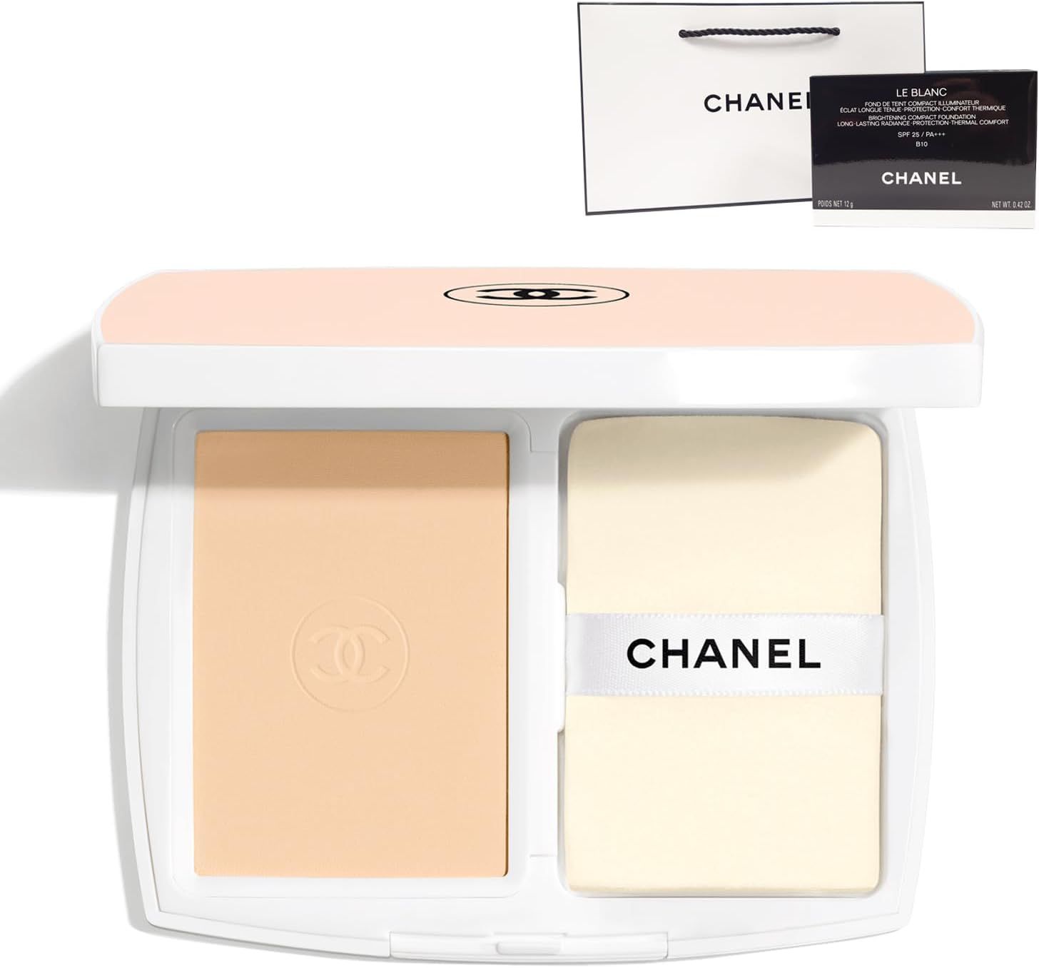 【国内正規品】CHANEL シャネル ル ブラン ブライトニング コンパクト #B10 パウダリー ファンデーション 化粧品 プレゼント ギフト ショッパー付き