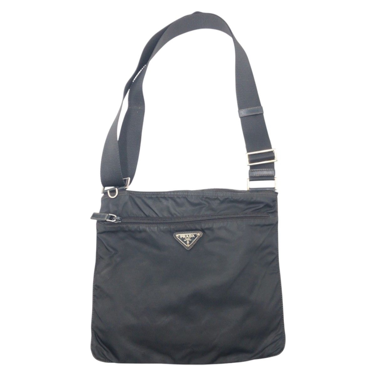 PRADA プラダ テスート 三角ロゴ ブラック 黒 ナイロン PRADA プラダ テスート 三角ロゴ ブラック 黒 ナイロン