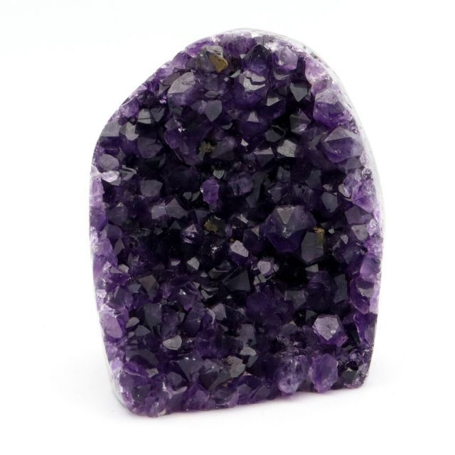 アメジスト クラスター 原石 側面磨き 1点物 515g ウルグアイ産 Amethyst 紫水晶 天然石 送料無料 母の日 贈り物 ギフト プレゼント