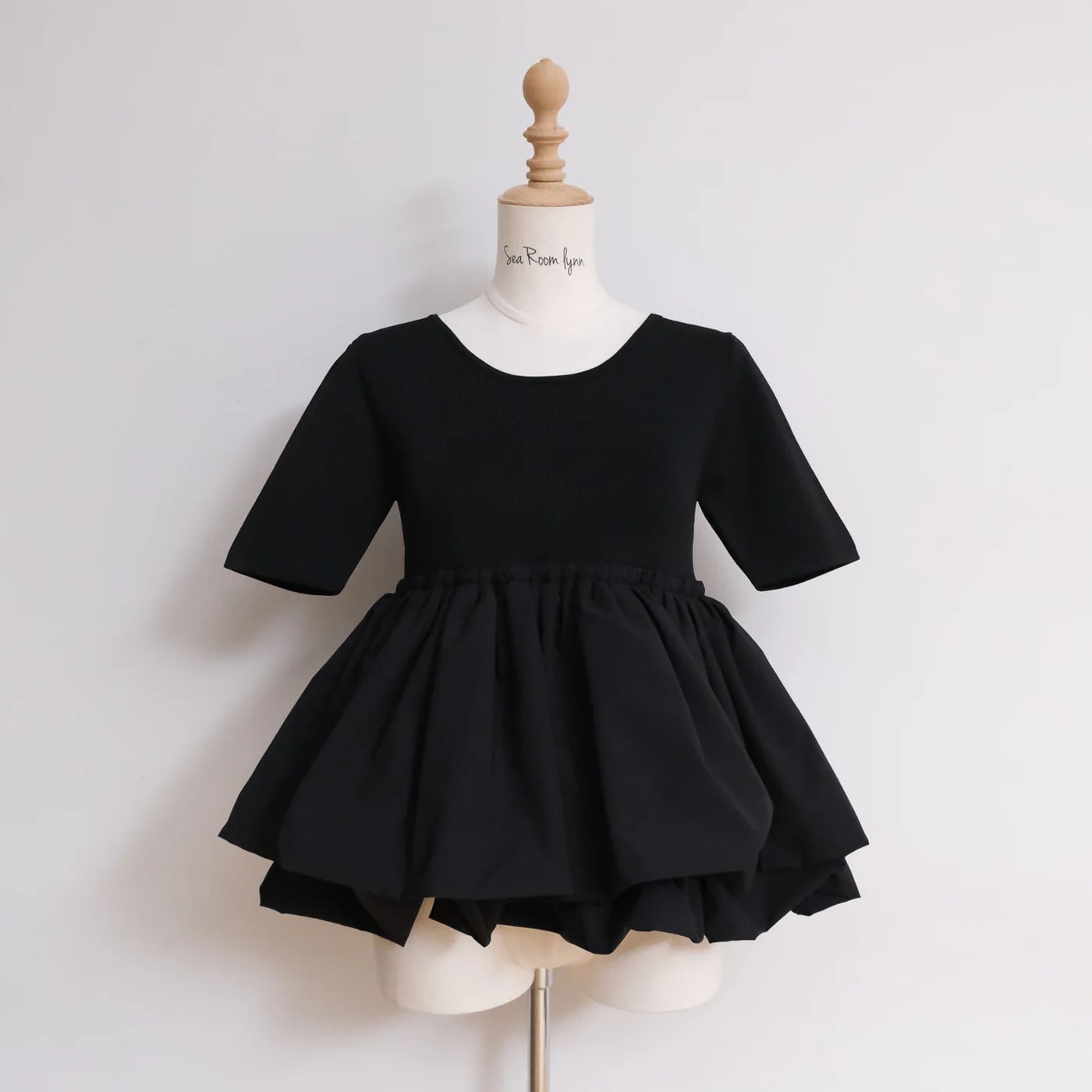 searoomlynnnシールームリンKnit Dockingボリュームバルーントップス