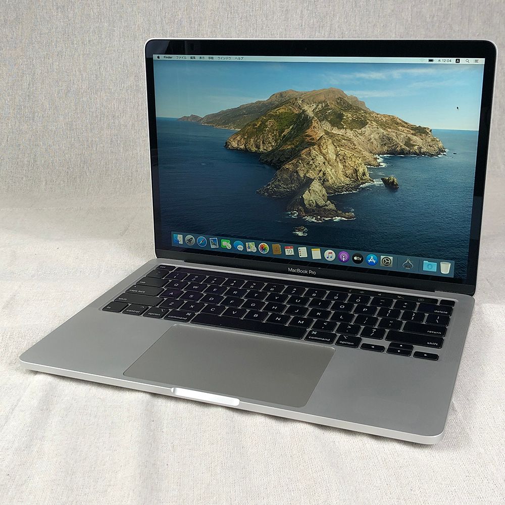 ジャンク品・本体のみApple MacBook Pro (13インチ， 2020， Thunderbolt 3ポート x 4)【i7・32GB・1TB】割れ有 A2251 EMC3348/LT-JUNK-241259（205630）