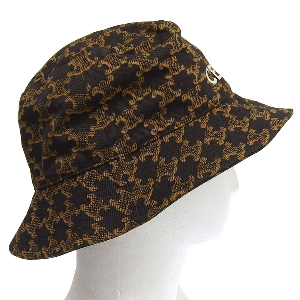 CELINE バケットハット ブラウン/ブラック