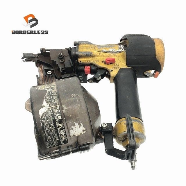 品 HITACHI 日立 65mm 高圧ロール釘打ち NV65HMJ 本体のみ エア工具 エアツール 大工 サイディング エア釘打ち117166