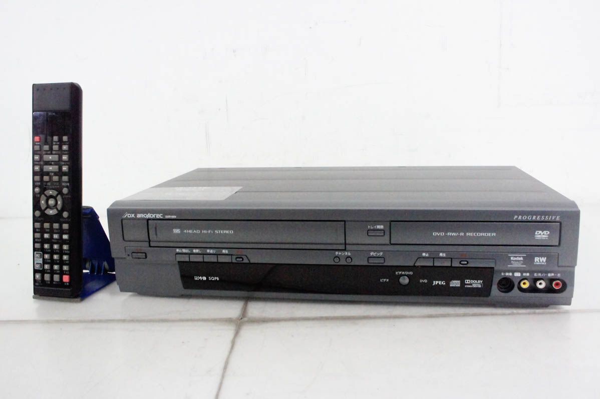 地上デジタルチューナー内蔵ビデオ一体型DVDレコーダー DVD/VHS 中古】DXアンテナ 地上デジタルチューナー内蔵 VHS一体型DVD