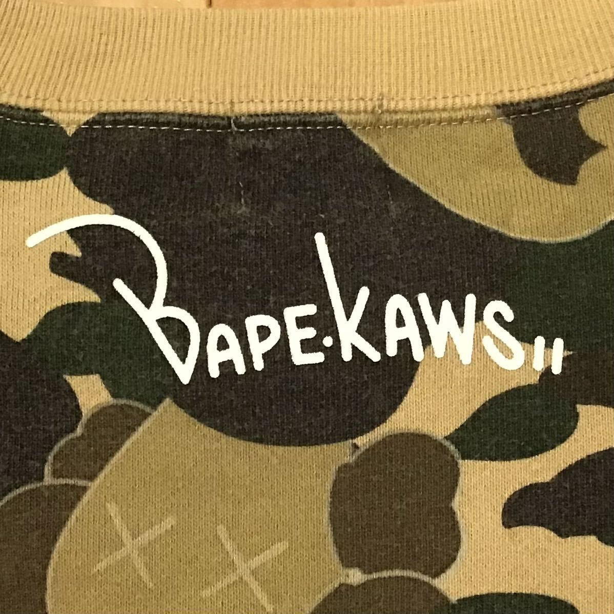 KAWS × BAPE camo 半袖スウェット Mサイズ bendy 1st camo a