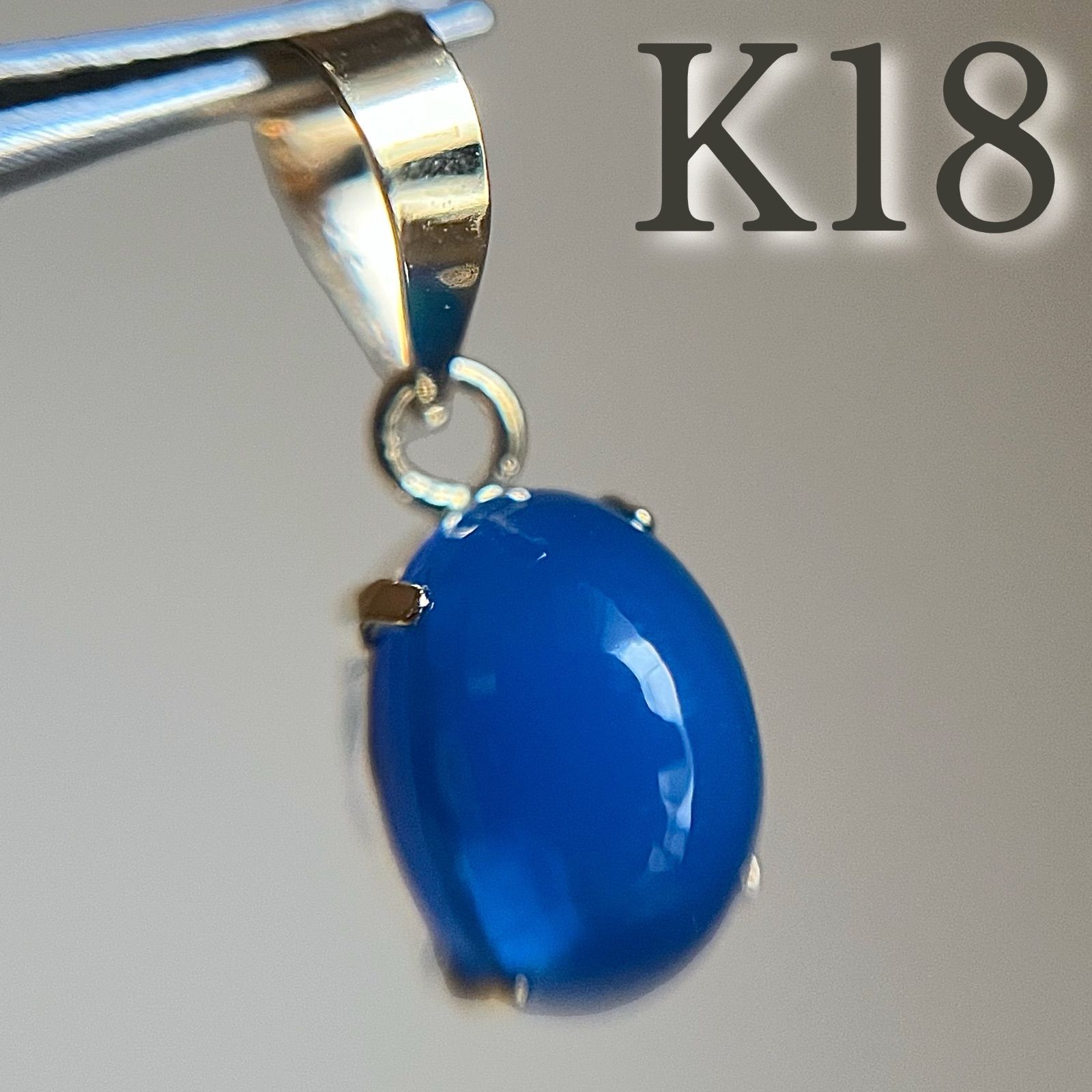【国内正規品】 K18 天然石パライバオパール 18金イエローゴールド 5×7 アクセサリー