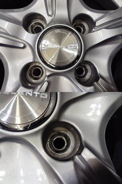 DUNLOP VIOLENTO ヴィオレント 社外ホイール 14インチ 4本 5J4HPCD100 39 ルーミー トール等 VHE575 TRITUETUBI_COM