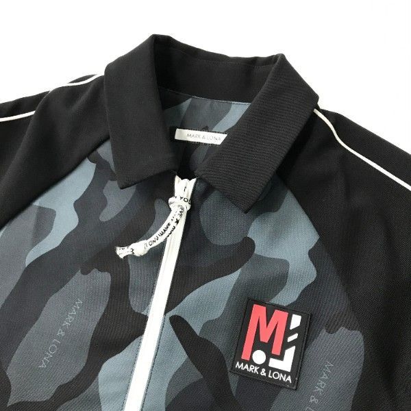 美品 MARK&LONA マークアンドロナ トラック ジャケット 柄 48 MARK&LONA マークアンドロナ トラックジャケット 40