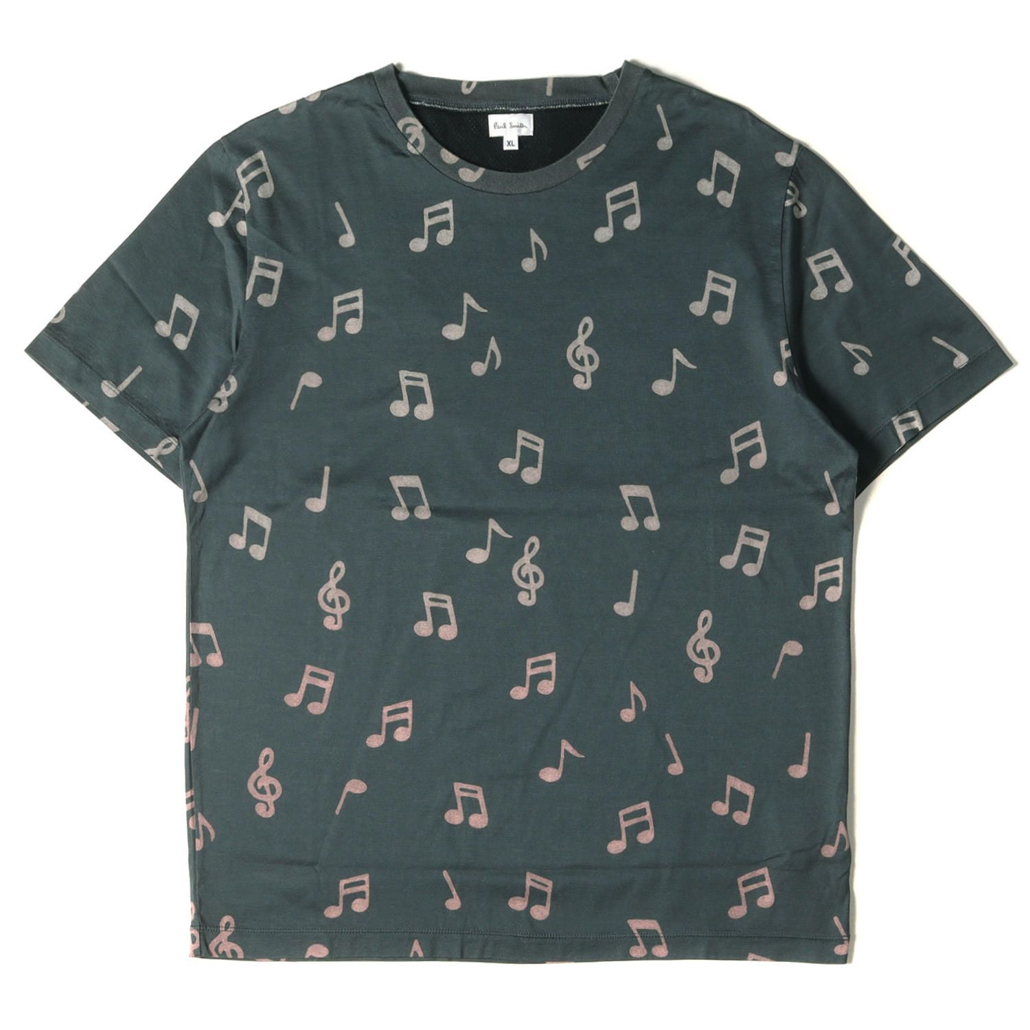 Paul Smith ポールスミス Tシャツ グラデーション 音符 クルーネックT