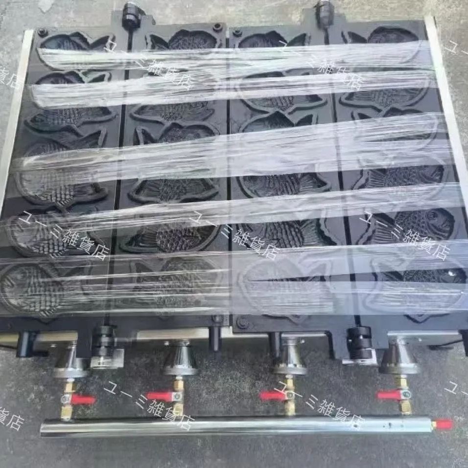 たい焼き器 ガス台 回転式 EGT3-18（3連18穴）LP（プロパン）【運賃