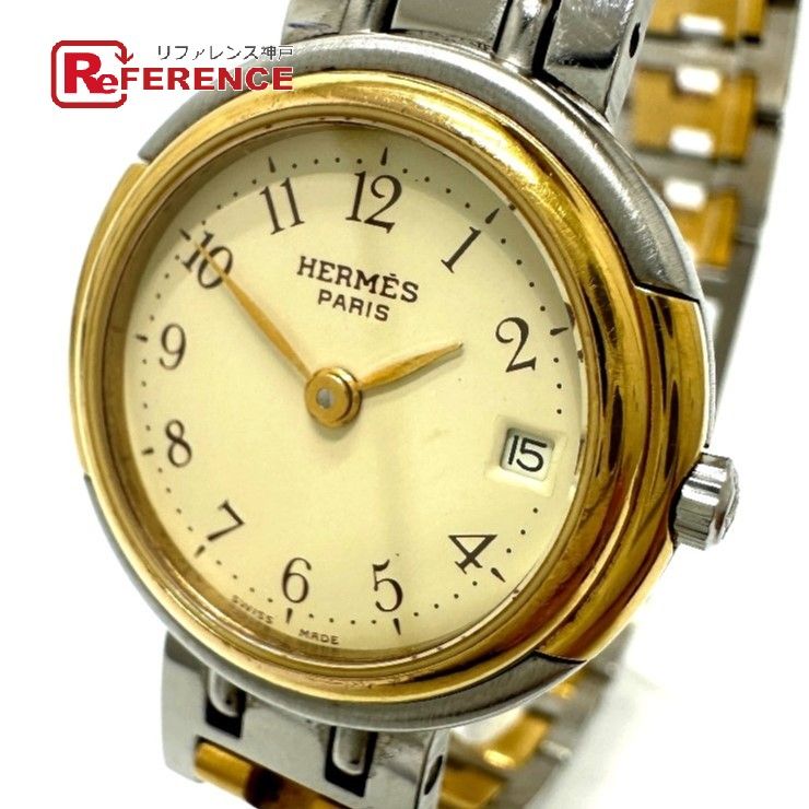 HERMES エルメス Windsor ウィンザー SS/GP レディース HERMES エルメス ウィンザー ウォッチ 腕時計 シルバー ゴールド