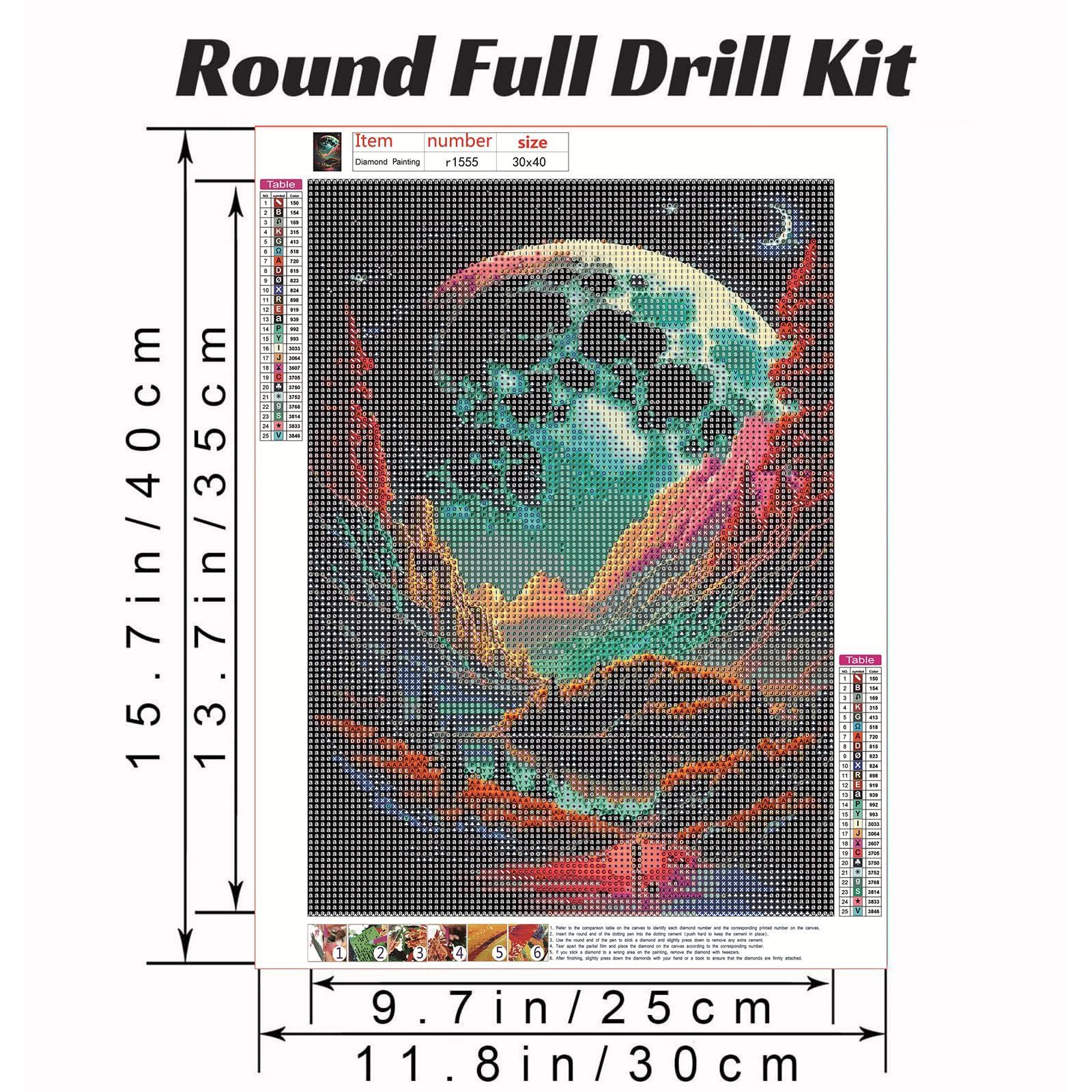 人気商品】ビーズ絵画 ビーズアート 5D 全面貼り付けタイプ