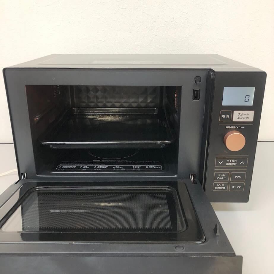 美品 YAMAZEN オーブンレンジ NERP-F0181TV 黒 商品情報_オーブンレンジ（18L） | 山善の商品情報サイト