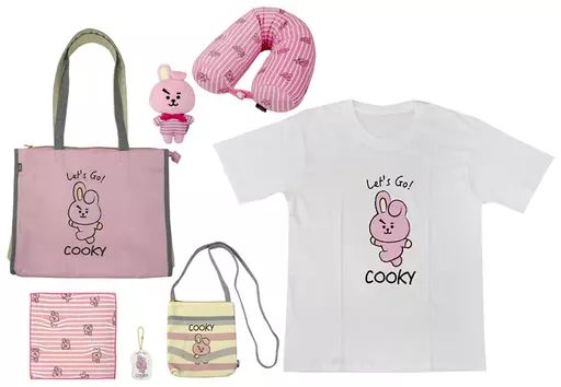 雑貨　COOKY(ジョングク) 2021 BT21 Happy Bag(ハッピーバッグ) Baby 「BT21」 LINE FRIENDSオンラインストア・原宿ストア限定 人気キャラクターBT21の豪華9点セット福袋「2021 BT21 Happy Bag