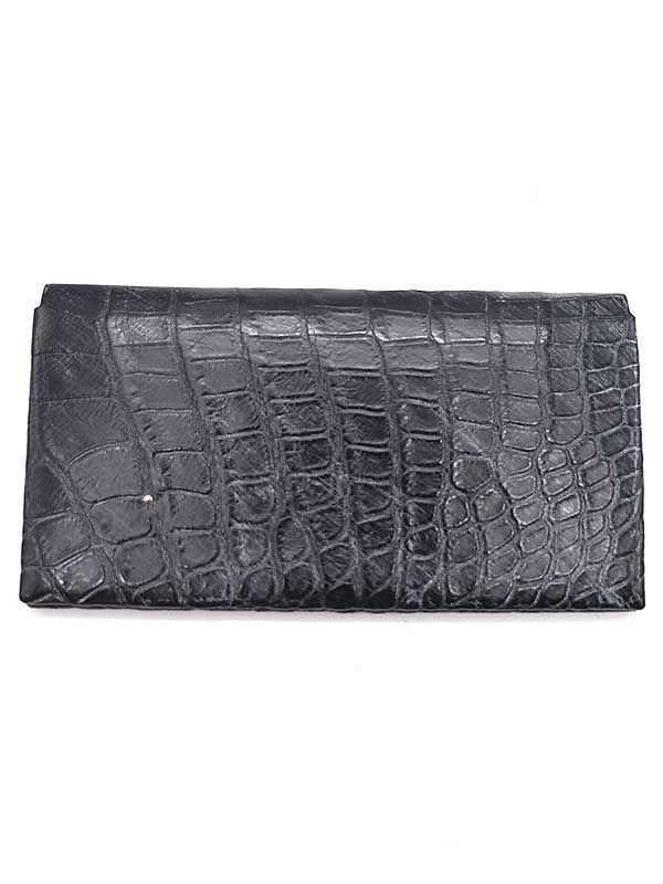 T・MBH 葉合せ　札入れ　ポロサスクロコ　ヌバックこげ茶　ブルームパティーヌ T・MBH 葉合せ札入れポロサスクロコヌバックこげ茶ブルームパティーヌ