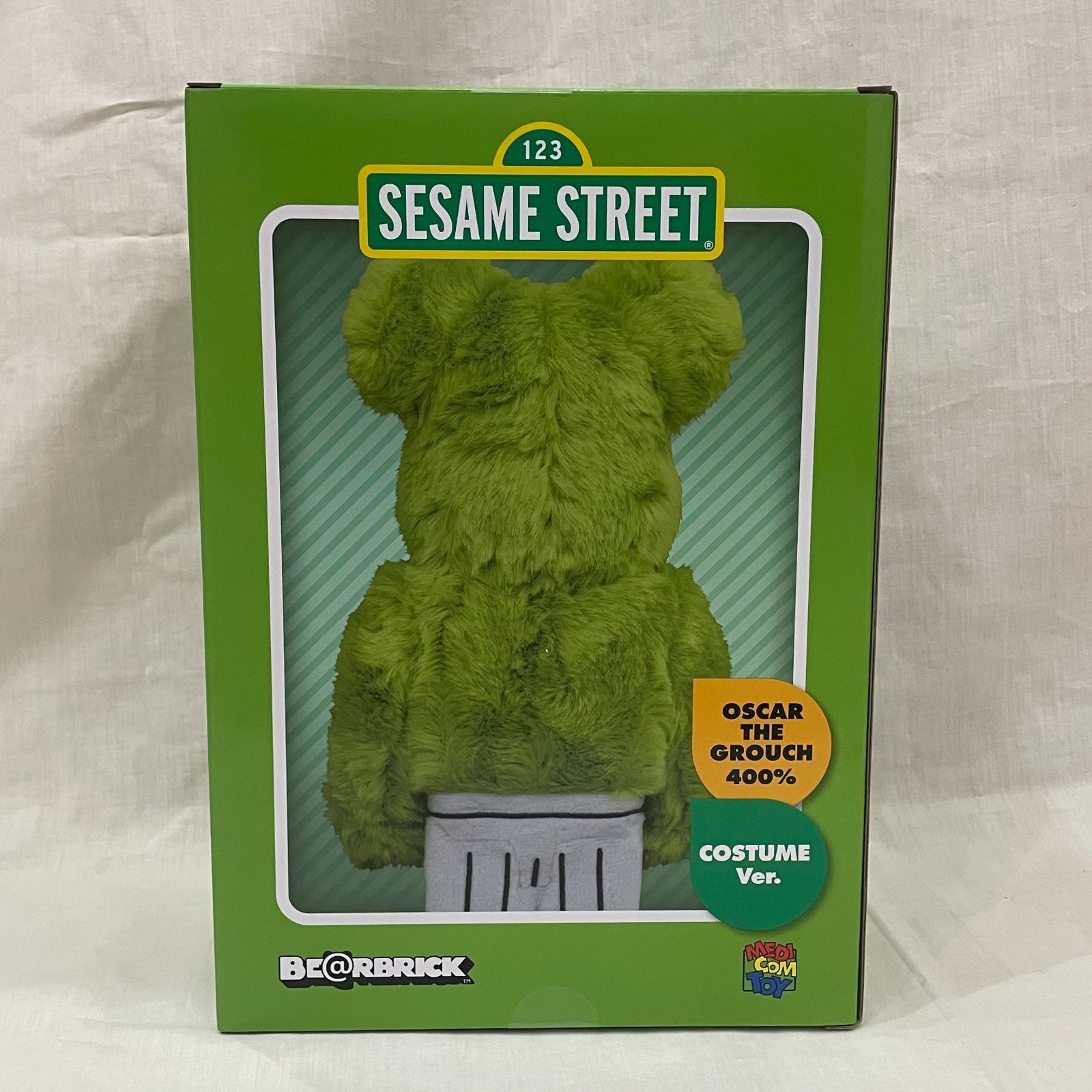 その他 BE@RBRICK OSCAR THE GROUCH Costume Ver. Bearbrick Oscar The Grouch 400% Green - US