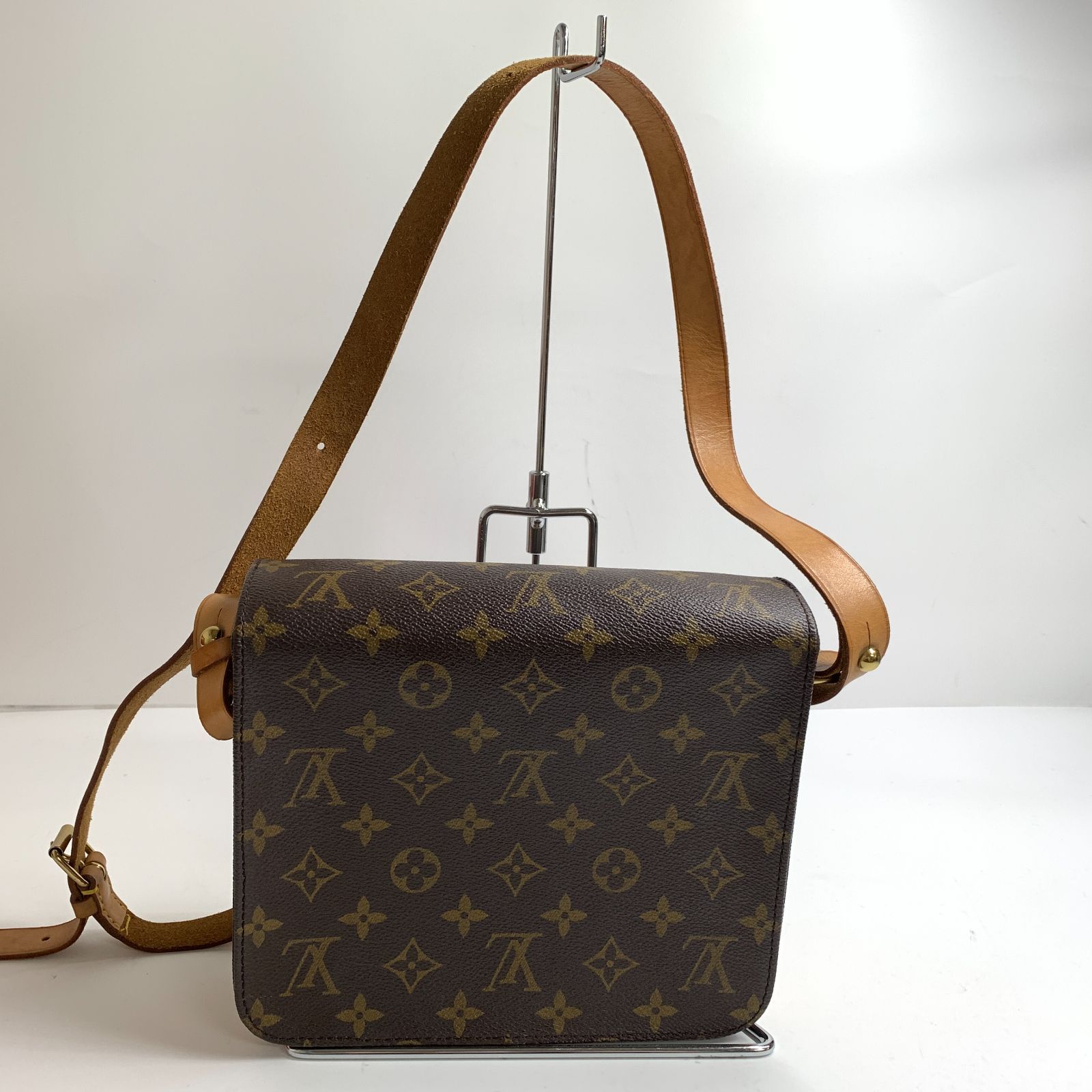 f001 H 良品 LOUIS VUITTON ルイヴィトン M51253 カルトシエール ショルダーバッグ モノグラム レディース 保存袋・箱付き  - メルカリ