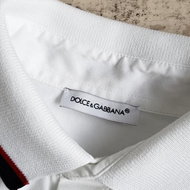 購入 ドルチェ＆ガッバーナ D&G ☆ ロゴ 半袖 シャツ ホワイト 120cm 伊製
