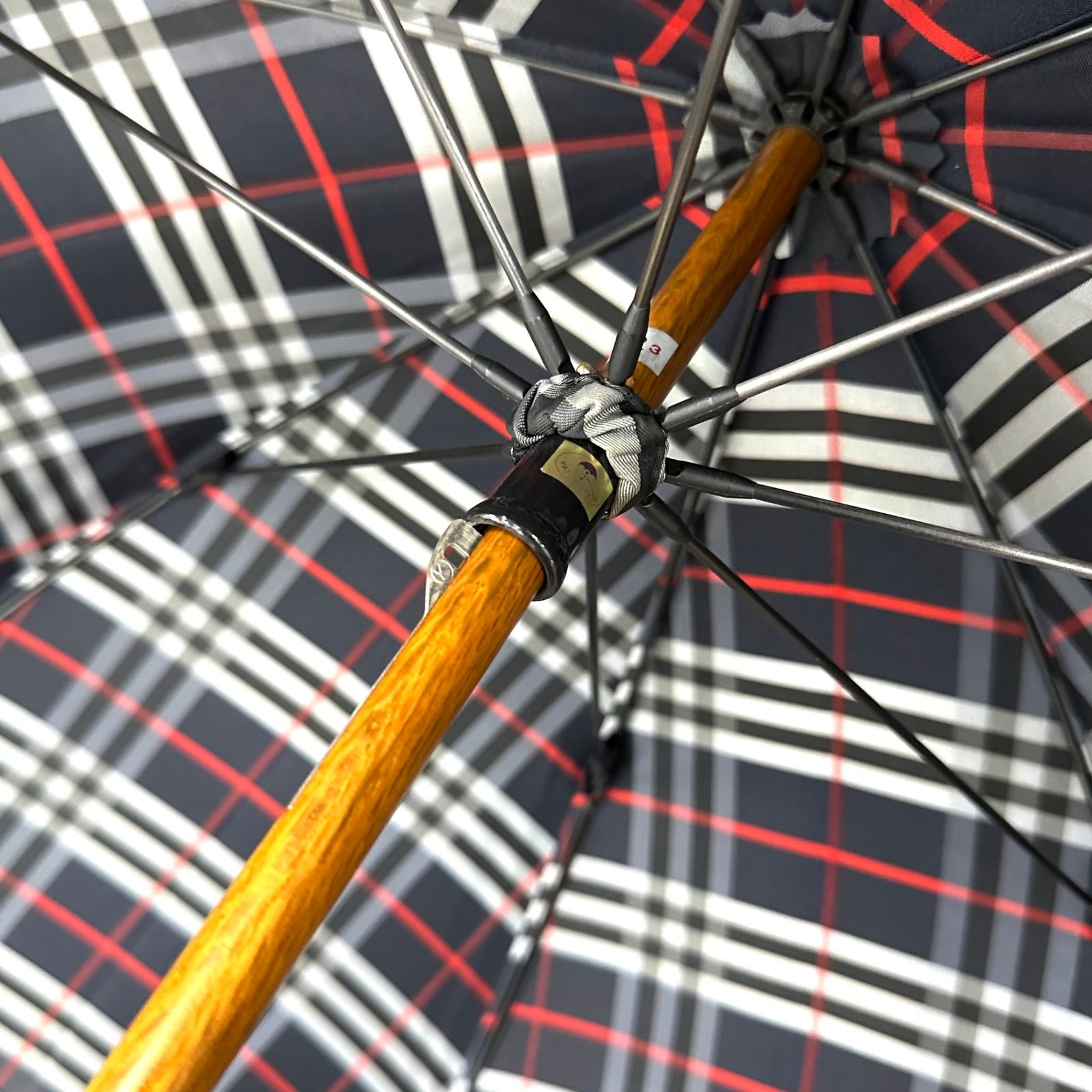美品】BURBERRY バーバリー 長傘 雨傘 アンブレラ ノバチェック