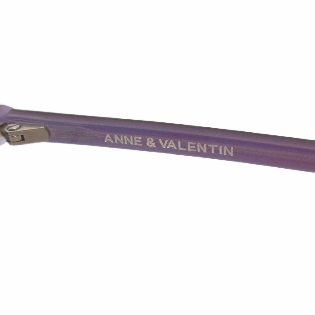 アンバレンタイン ANNE＆VALENTIN アネット ANNETTE メガネフレーム 眼鏡 パープル 1634 KANDAIZUMI_COM