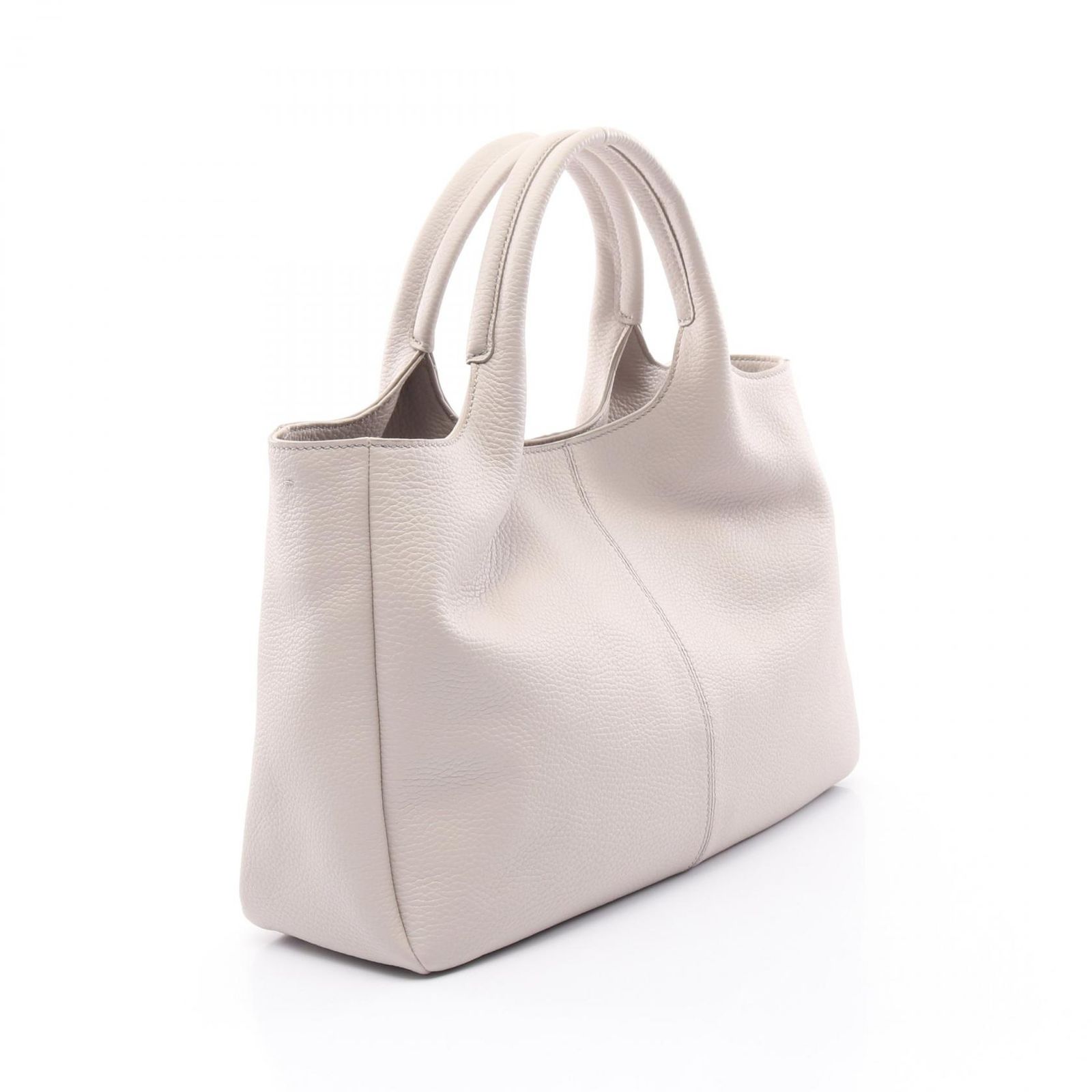 ☆美品・保存袋付☆TOD’S ALH SHOPPING PICCOLA 2way トッズ TOD'S トートバッグ ALH SHOPPING PICCOLA ライトグレー レザー