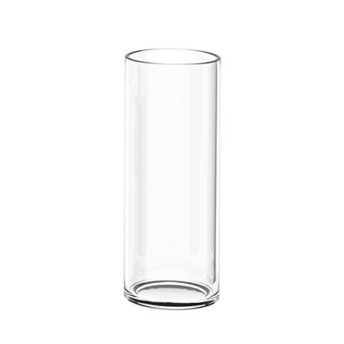 直径12cm 高さ30cm 景徳焼 ガラス 花瓶 花器 シリンダー 円柱 花瓶 大 フラワーベース ガラス 割れない 一輪挿し北欧 透明 花器 シンプル クリア大きな インテリア 室内透明 広口 け花部屋 玄関 リビング プレゼン 贈り物 飾り (直径12cm