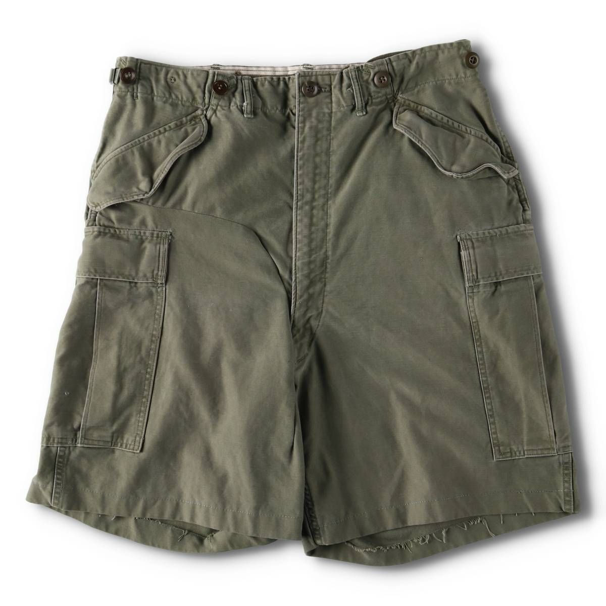 古着 50年代 米軍 M-51 カスタム カーゴショーツ ショートパンツ メンズw34相当|evb029286