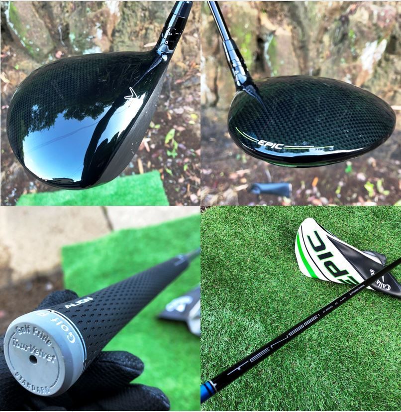 レオパードフラワーブラック 美品 Callaway EPIC MAX LS 9° TENSEI 青